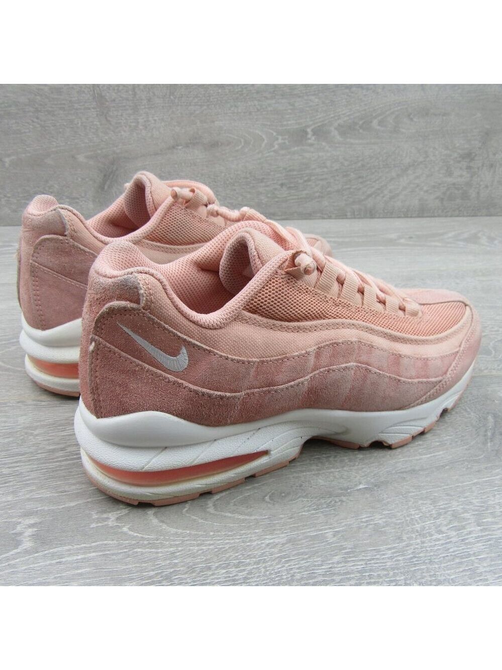 Nike Air Max 95 Sneakers Size 6Y Coral Pink Stardust *USED* - Picture 7 of 12